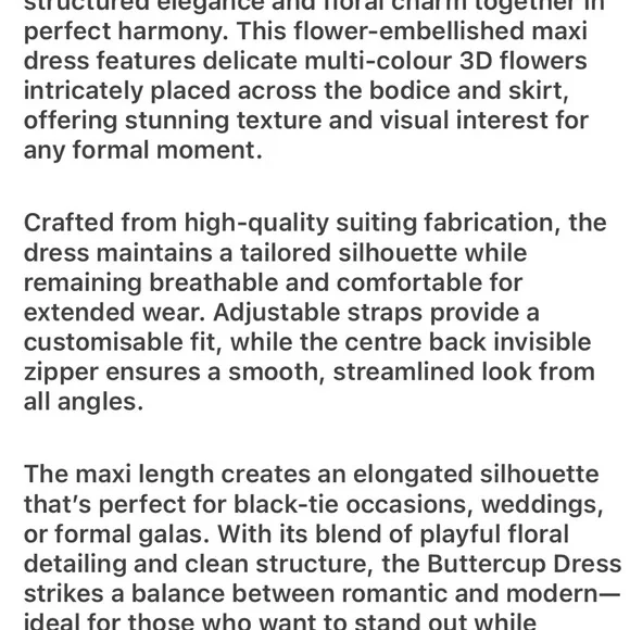 Elliatt Buttercup Floral Black Maxi Dress - Picture 4 of 5